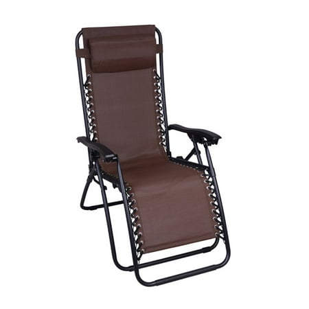 Outsunny Reclining Zero Gravity Chair Brown Departments
