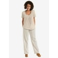 thumbnail image 3 of Woman Within Plus Size Tall Straight Leg Linen Pant, 3 of 6