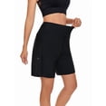 thumbnail image 6 of Women's 6.9" Swim Board Shorts, High Waisted with Liner & Pockets, Quick Dry, 6 of 7