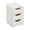 White, variant on Desktop Organizer Storage Box with Drawers Stackable Dustproof Makeup Storage Holder Desk Organizer