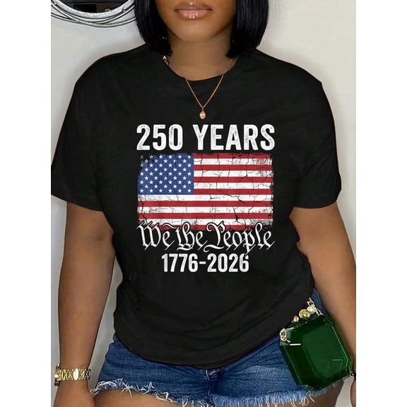 250 Years America Anniversary USA 250th Independence Day T-Shirt