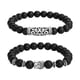 thumbnail image 1 of 2 unidades/set de pulseras de cuentas de Buda para mujer y hombre, pulseras de piedra de lava negra y ojos de tigre, brazaletes con charm, budismo, 1 of 8