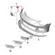 thumbnail image 3 of 2PC Front Bumper Headlight Washer Nozzle Head Light Jet Cover for 17-20 971807753G2X 971807754G2X, 3 of 5