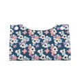 thumbnail image 4 of Lsque Flowers Printed Long Tissue Box Cover Holder, Facial Paper Organizer Dispenser,Triangle with Bottom Belt, PVC Leather Decorative Organizer, 4 of 9