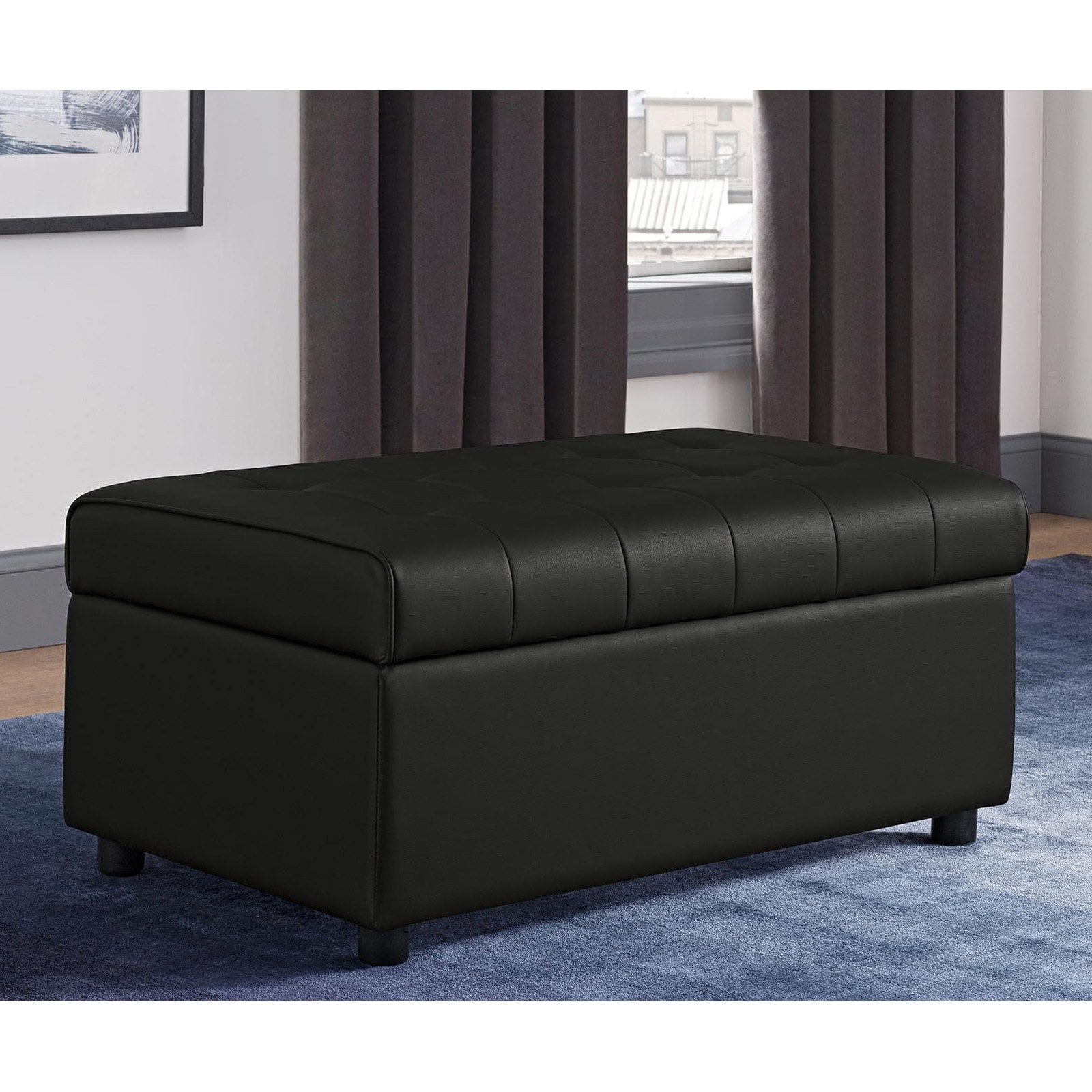 DHP Emily Rectangular Storage Ottoman, Multiple Colors