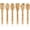 Flower02, variant on 6Pcs Floral Bamboo Cooking Utensils Wooden Engraved Cooking Spoons Set Carving Kitchen Bamboo Spatula Set Wood Cooking Spoon for Kitchen House Warming Gift