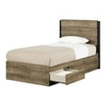thumbnail image 2 of South Shore Arlen, Farmhouse Bed, Twin Brown, 2 of 14
