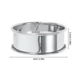 thumbnail image 2 of OUNONA Round Pastry Rings Molds Nonstick Tart Rings Stainless Steel Muffin Baking Rings Egg Cooking Rings Tart Ring Mold Dessert Ring for Desserts, 2 of 7