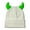 White, variant on Funny Crocheted Hat Halloween Casual Cap Y2K-Girl Hot Girls Picture Prop Knitted Hat Devil Horn Hat for Winter