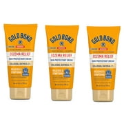 3 Pack Gold Bond Healing Medicated Eczema Relief Skin Protectant Cream 5.5 oz Ea