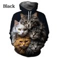 thumbnail image 5 of Sudadera con capucha con estampado 3D de gato y anime para hombre y mujer, estilo informal, divertido, de moda urbana, para niños y niñas, 5 of 5