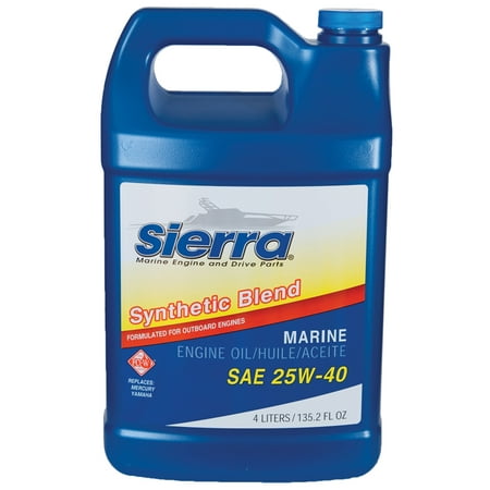 Sierra 18-9440-3 25W40 Synthetic Blend 4-Stroke Outboard Oil 4