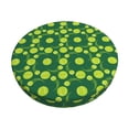 thumbnail image 2 of Xecao's Tennis Balls Print Stool Covers offer stylish, washable protection for PU round bar stools, perfect for home or commercial use., 2 of 7