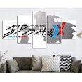 thumbnail image 2 of 5 Cuadros Decorativos Darling In The Franxx Logo Silueta Canvas Listo Para Colgar JUNGLE ART Impresion Tela Arte, 2 of 6