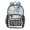 Watercolor Sea Creatures, variant on PVC Transparent Backpacks Clear Backpack for Travel and Outings Vintage Pastel Colors Floral