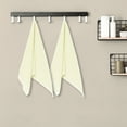 thumbnail image 6 of Unique Bargains 4 Pcs Hand Towels Absorbent Towel Light Yellow/Khaki 13" x 29", 6 of 8