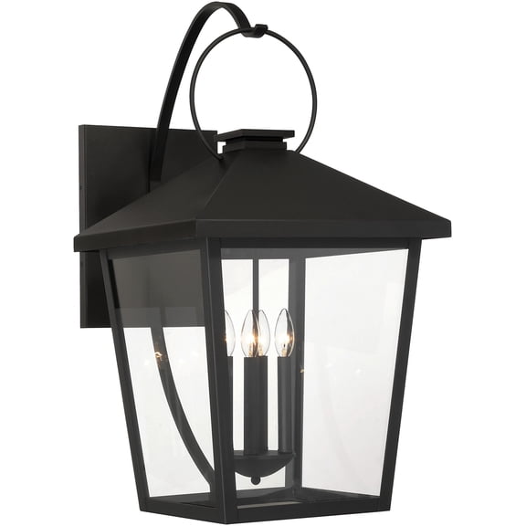 The Great Outdoors 78002-66 Parkside 4 Light 32" Tall Outdoor Wall Sconce - Sand Coal
