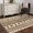 Wheat, variant on Area Rug for Living Room, Boho Non-Slip Indoor Large Carpet for Bedroom/Dining Room, Beige Brown Traditional Ethnic Geometric Motifs Washable Low-Profile Rectangle Floor Mat Runner Rugs - 2.7 x 5 Ft