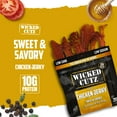 thumbnail image 3 of Wicked Cutz Premium Tender Beef Jerky, High Quality, Sweet & Savory Flavor, 10g Protein, 2.75 oz, 2-Pack, 3 of 7