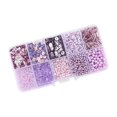 thumbnail image 3 of 5 Cuentas De Semilla De Cristal Para Hacer Joyas Cuentas Espaciadoras Para Manualidades Llavero De Cuentas Color Morado Macarena, 3 of 8