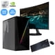 thumbnail image 1 of Computadora PC armada i3 10100f Intel SSD 480GB 8GB RAM Nvidia monitor 24 curvo, 1 of 4