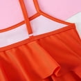 thumbnail image 6 of GYRATEDREAM Girls 2-Piece Bathing Suit Kids Sleeveless Adjustable Spaghetti Strap Hawaii Print Swimsuit Tankini Sets Children Beach Vacation Swimwear Orange for 8-14 Years, 6 of 7