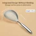 thumbnail image 2 of SkyAuks Mesh Strainer, Stainless Steel Strainer with Comfort Handle and Hanging Holes, Silver, 2 of 7
