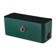 thumbnail image 4 of Caja de de cables Organizador de cables de almacenamiento Protector contra sobretensiones Ciervos decorativos para cables eléctricos Cable de , VERDE shamjiam Caja de almacenamiento de cables, 4 of 9
