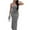 gray, variant on Pretty Comy Women Long Luxury Skirt Hip-covering Fish Tail Fashion Suspender Dress