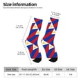 thumbnail image 3 of Women Colorful Crew Socks Flag Of The Philippines Novelty Fun Socks For Mens, 3 of 7