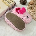 thumbnail image 6 of CXYYY Warm Slippers for Kids Toddler Size, Winter Warm Home Slipper Boys Girls Non-Slipping Footwear (Pink 6-7 Years), 6 of 6