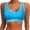 A-Blue524, variant on Women's Racerback Swim Top with Padded Sports Bra Bikini Crop Tops for Beachwear and Bathing Suits