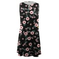 thumbnail image 4 of Mchoice Womens Summer Dresses Fashion Floral Printed Comfortable Mini Dresses Loose Sleeveless Casual Skirt, 4 of 4