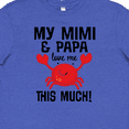 thumbnail image 4 of Inktastic Mimi and Papa Love Me Crab Youth T-Shirt, 4 of 5