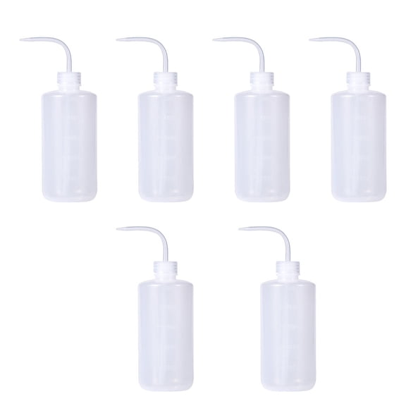 FUTUREORYY 6Pcs Plastic Water Dispenser Bottles with Scale Mark for Gardening and Terrariums