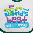 thumbnail image 4 of Inktastic Mail Carrier Grandpa Mailman Boys or Girls Baby Bib, 4 of 4