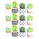 thumbnail image 1 of 12 suculentas artificiales en macetas: adornos realistas de cactus para escritorio, minidecoración verde para oficina, estantería, casa de muñecas, jardín y terrario., 1 of 5