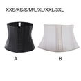 thumbnail image 3 of Minnieouse Entrenador de cintura deshuesado de acero, faja recortadora, accesorios de gimnasio de látex, atuendo de Fitness para Yoga, Ropa interior Blanco/M, 3 of 6