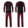 thumbnail image 2 of enyan Christmas Family Pajamas Holiday Santa Claus Sleepwear Xmas PJS Set for Couples Kids Baby, 2 of 5