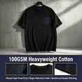 thumbnail image 4 of Men's 100% Cotton Short Sleeve Crewneck Graphic T-Shirt, Soft Breathable Moisture Wicking Casual Basic, 4 of 7