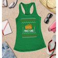 thumbnail image 3 of S4E Women's Fruit Cake Christmas Holiday Racerback Slim Fit XX-Large Kelly Green, 3 of 4