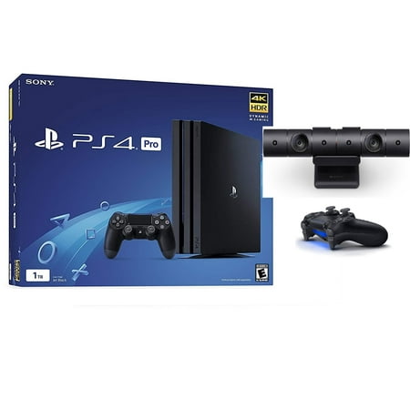 PlayStation 4 Pro Bundle With P4 Camera & P4 Dualshock Controller
