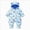 O106-Sky Blue, variant on 9-12 Months Newborn Baby Winter Snowsuit Fleece Bear Ear Hooded Footed Romper Cartoon Print Zipper Infant Jumpsuit Warm Snowsuit Jumpsuit Unisex Fall Winter