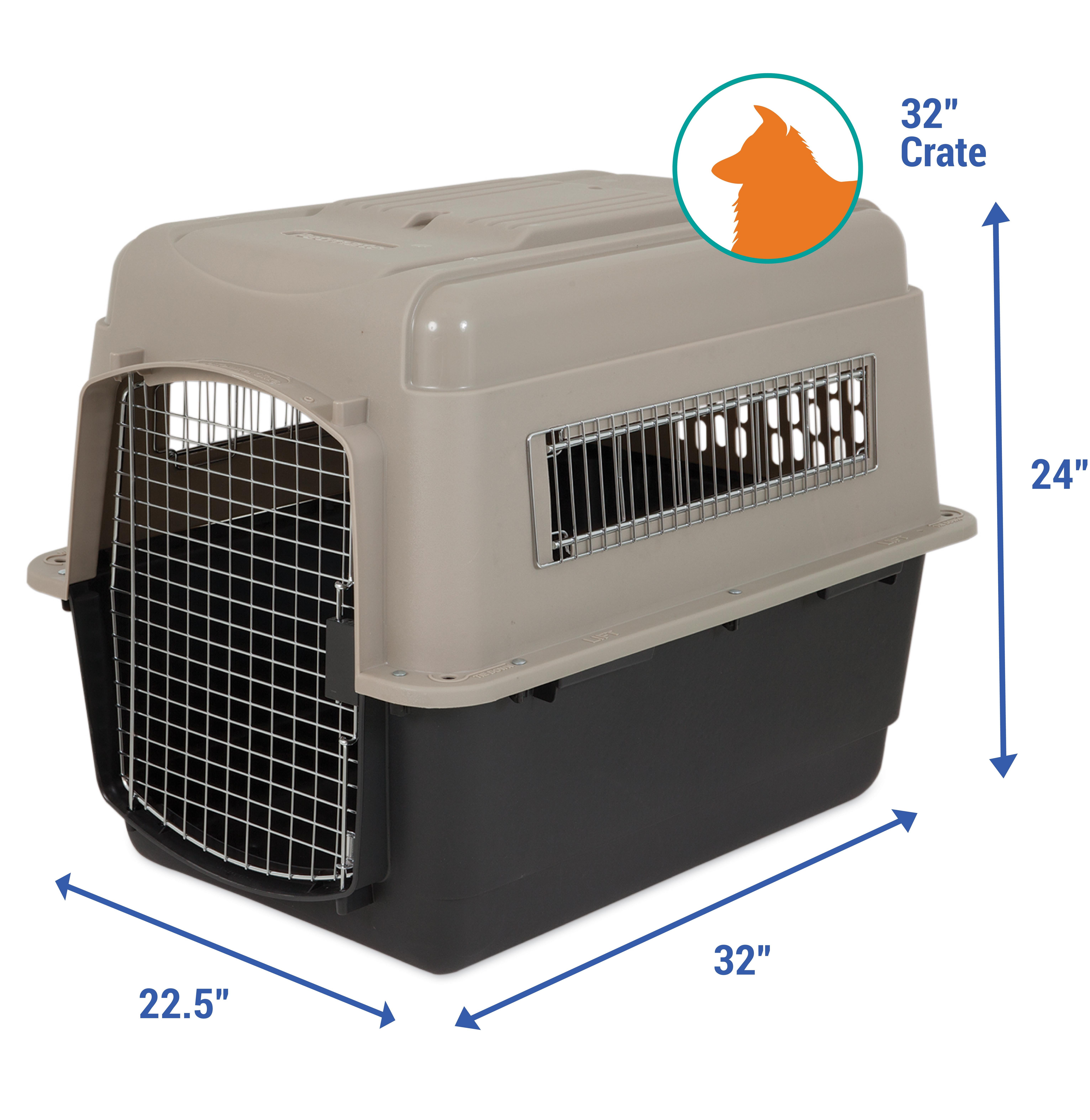 Petmate® Ultra Vari Plastic Travel Dog Kennel 32