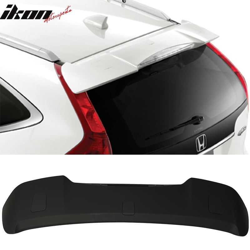 Matte Black! Compatible with 1216 Honda CRV CRV OE Factory Style Rear Roof Spoiler Window Wing