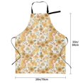 thumbnail image 5 of Picia Groovy Hippie Flower Mushrooms Waterproof Apron for Unisex Adult - Adjustable Bib Apron with Pockets, Ideal for Cooking, Gardening, Painting, and Household Chores, 5 of 9