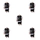 thumbnail image 3 of Minnieouse De ropa deportiva de verano con letras para niños, jersey para niños, conjuntos de ropa informal con retazos, ropa de calle, negro Type2 NO2, 3 of 6