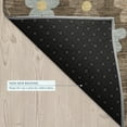 thumbnail image 5 of Addison Rugs Chantille Indoor/Outdoor Transitional Kids Chocolate Machine Washable Rectangle Rug, 5' x 7'6", 5 of 8