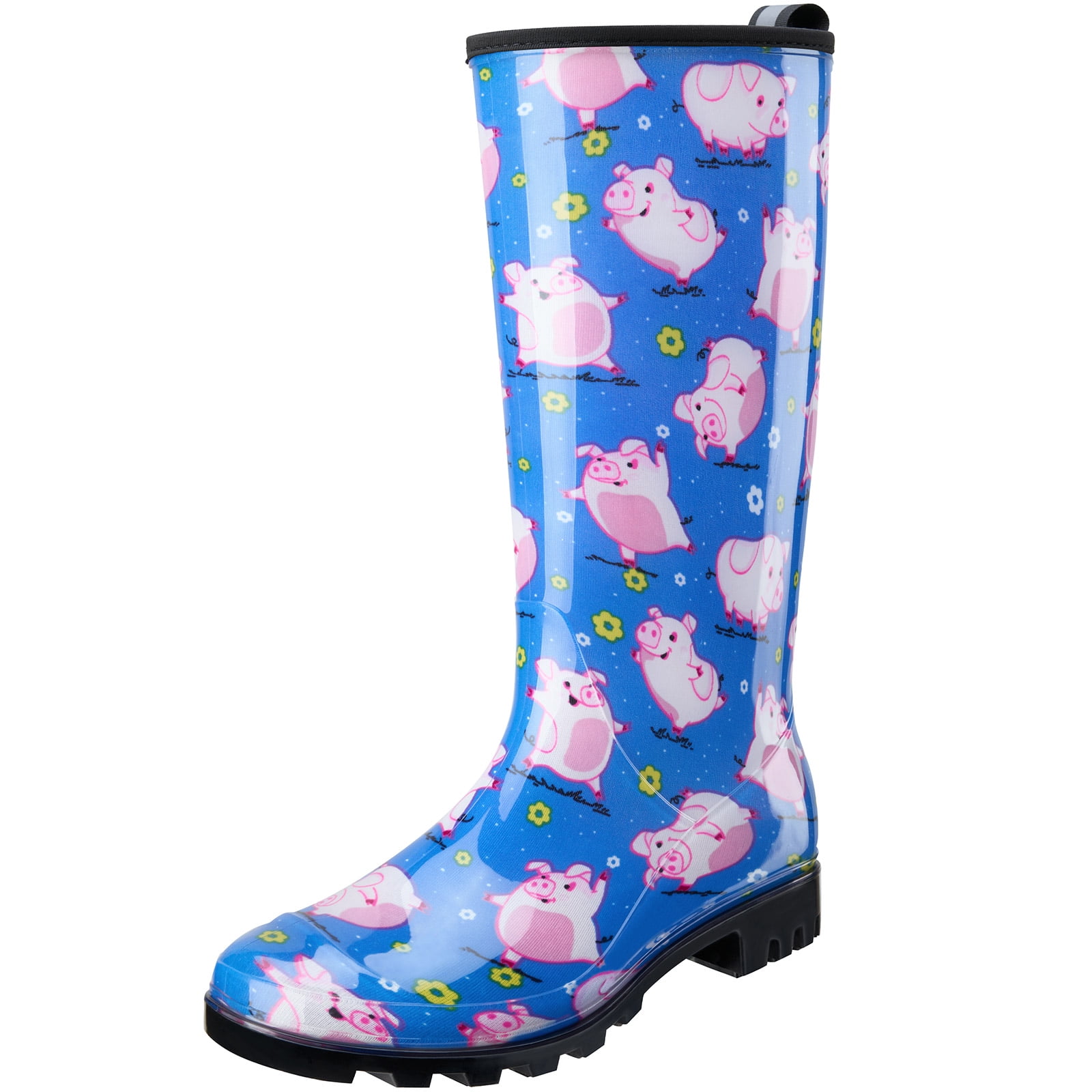 HISEA Women's Rain Boots Waterproof Garden Boots Ladies Knee High