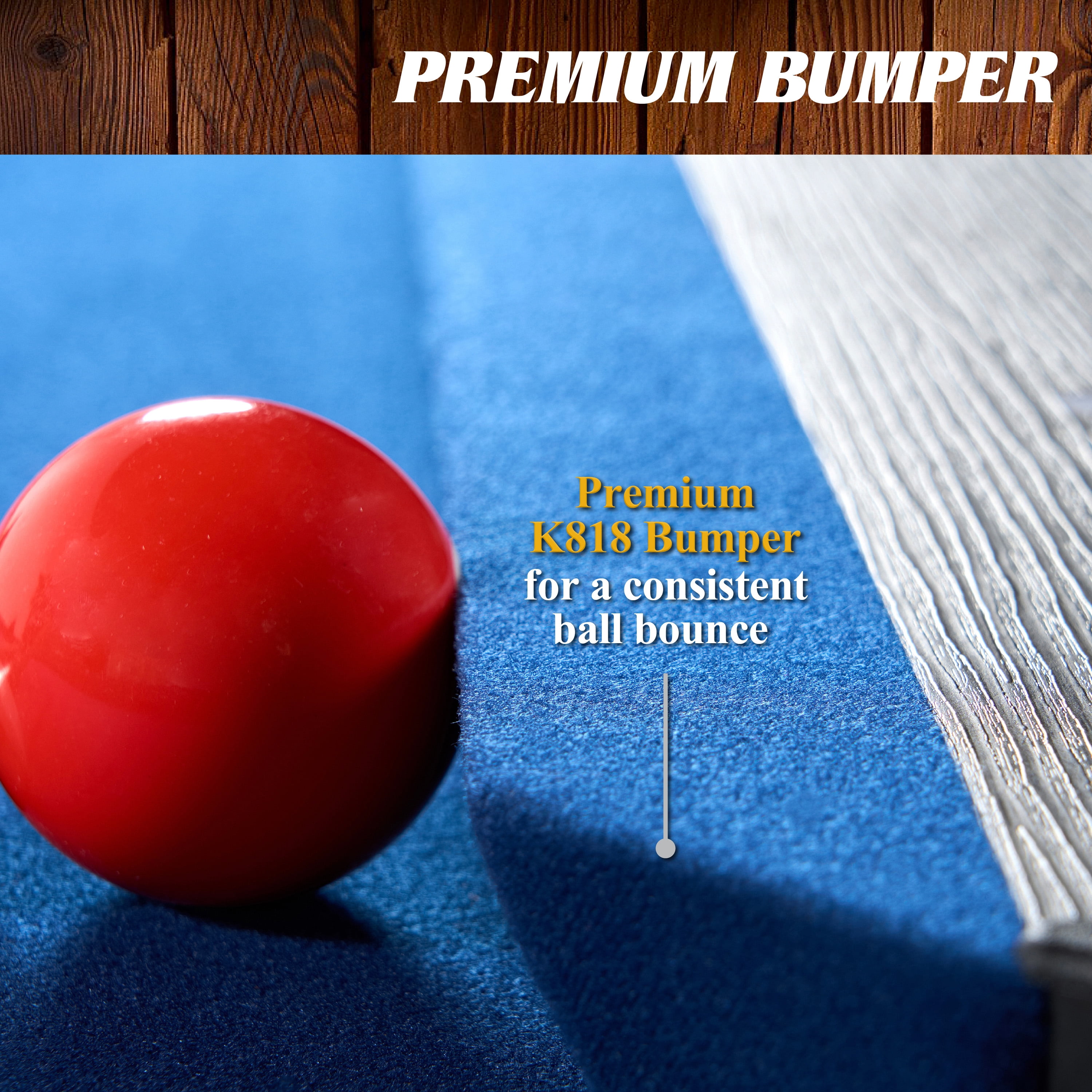 7.25 ft Felix Billiard Pool Table with Complete Accessories Set, Blue, by Barrington Billiards
